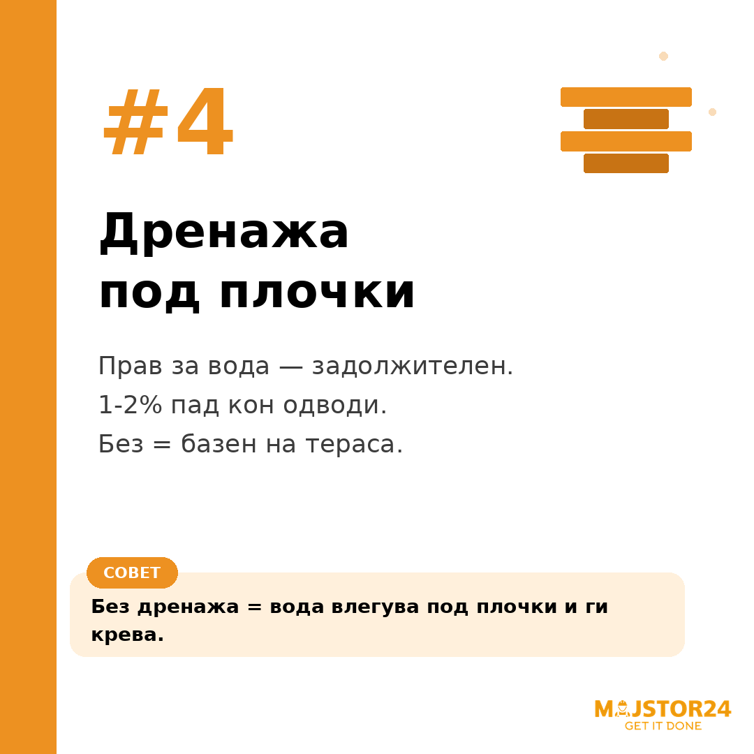 Поставуваш плочки на тераса? - слика 5